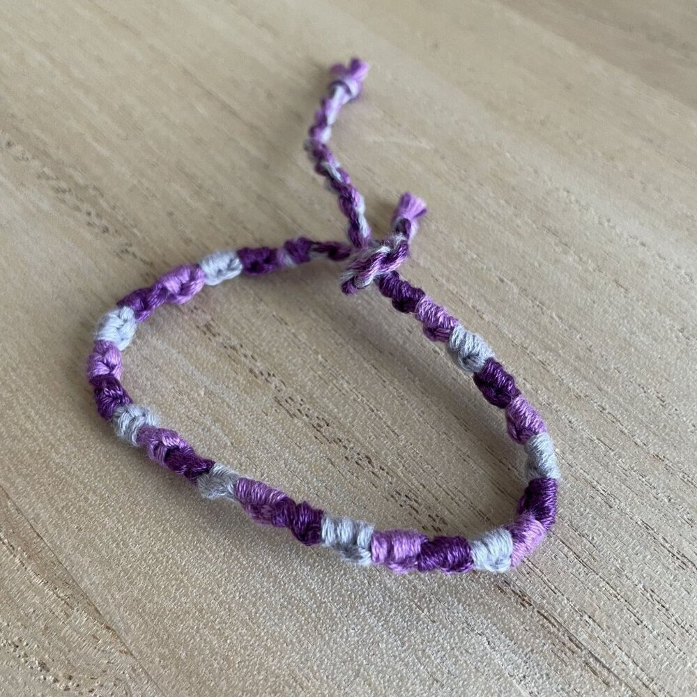 Leela Bracelet, anklet, trendy, comfortable, tie, embroidery thread, woven, gift